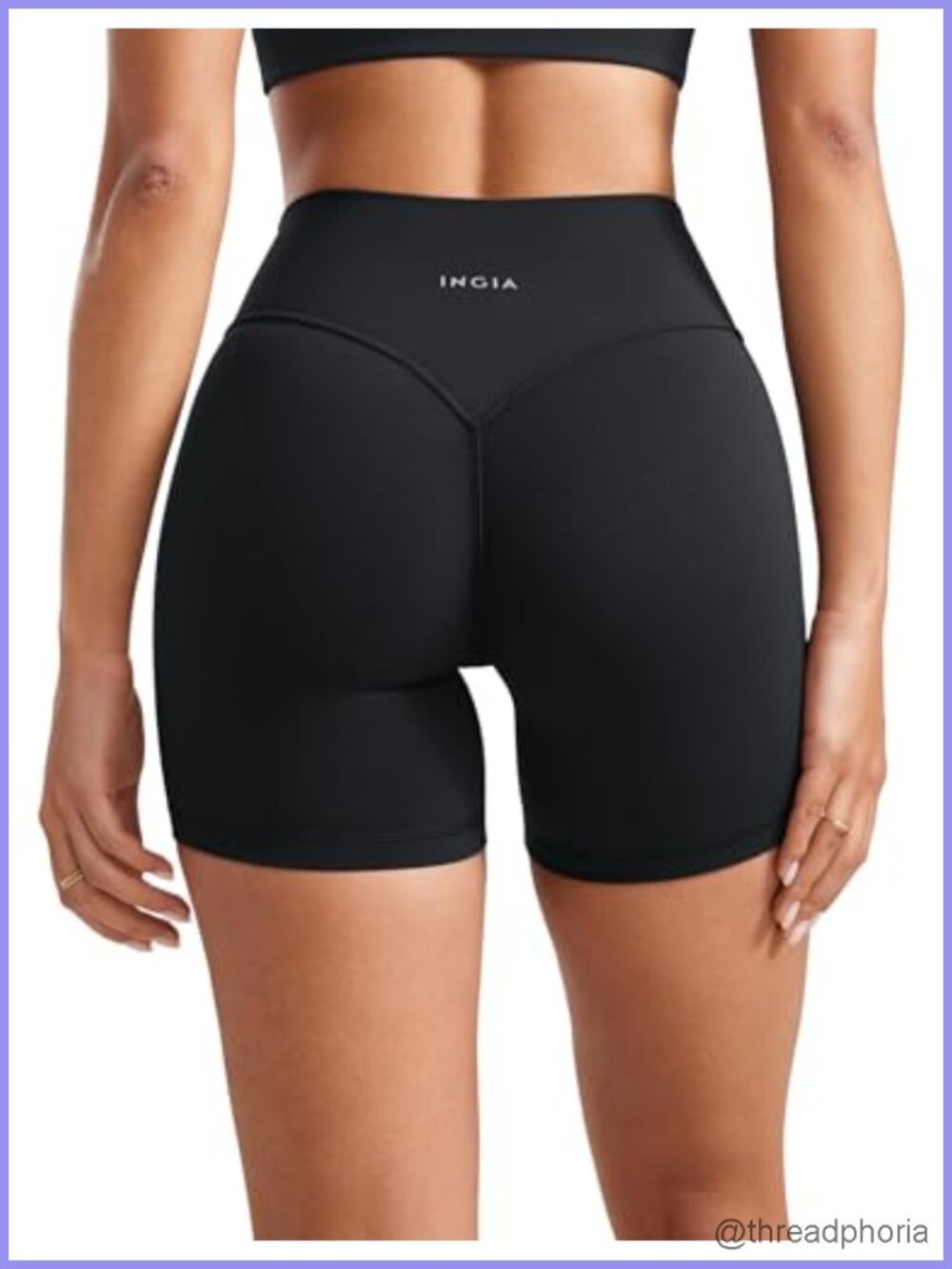 No Front Seam Scrunch Butt Biker Shorts 5" High Rise Buttery Soft Yoga Workout
